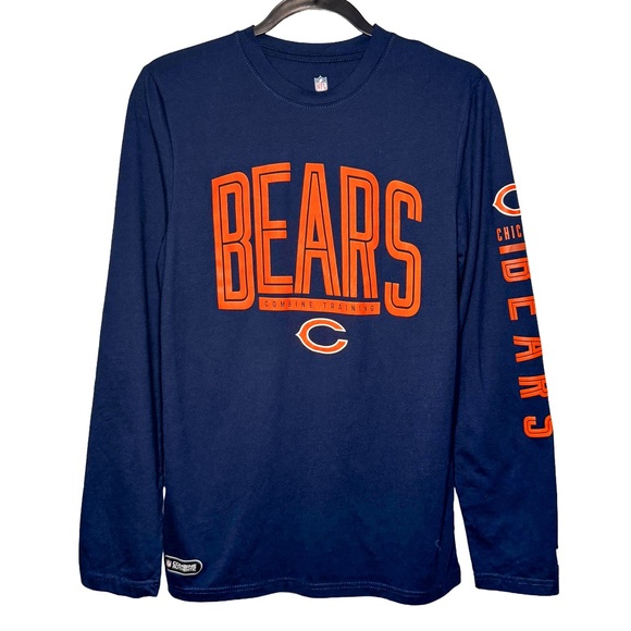 Chicago Bears NFL Combine Authentic Long Sleeve Shirt Men’s Small Slim Fit - Picture 4 of 12